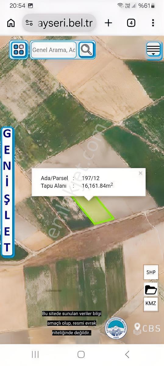 Bünyan Elbaşıda 16161 M2 Sulu Tarla — fotoğraf 4
