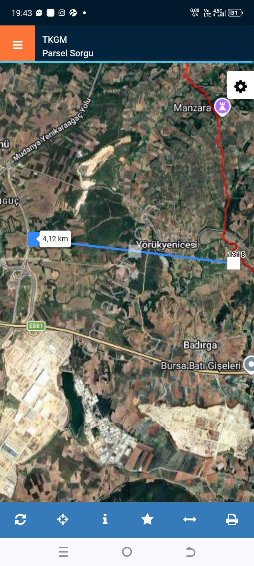 My Ekip Denbursanın Bati Yakası Mudanya Hançerlide Tam Yatırımlık Fırsat Arazi Kaçırmayın — fotoğraf 11