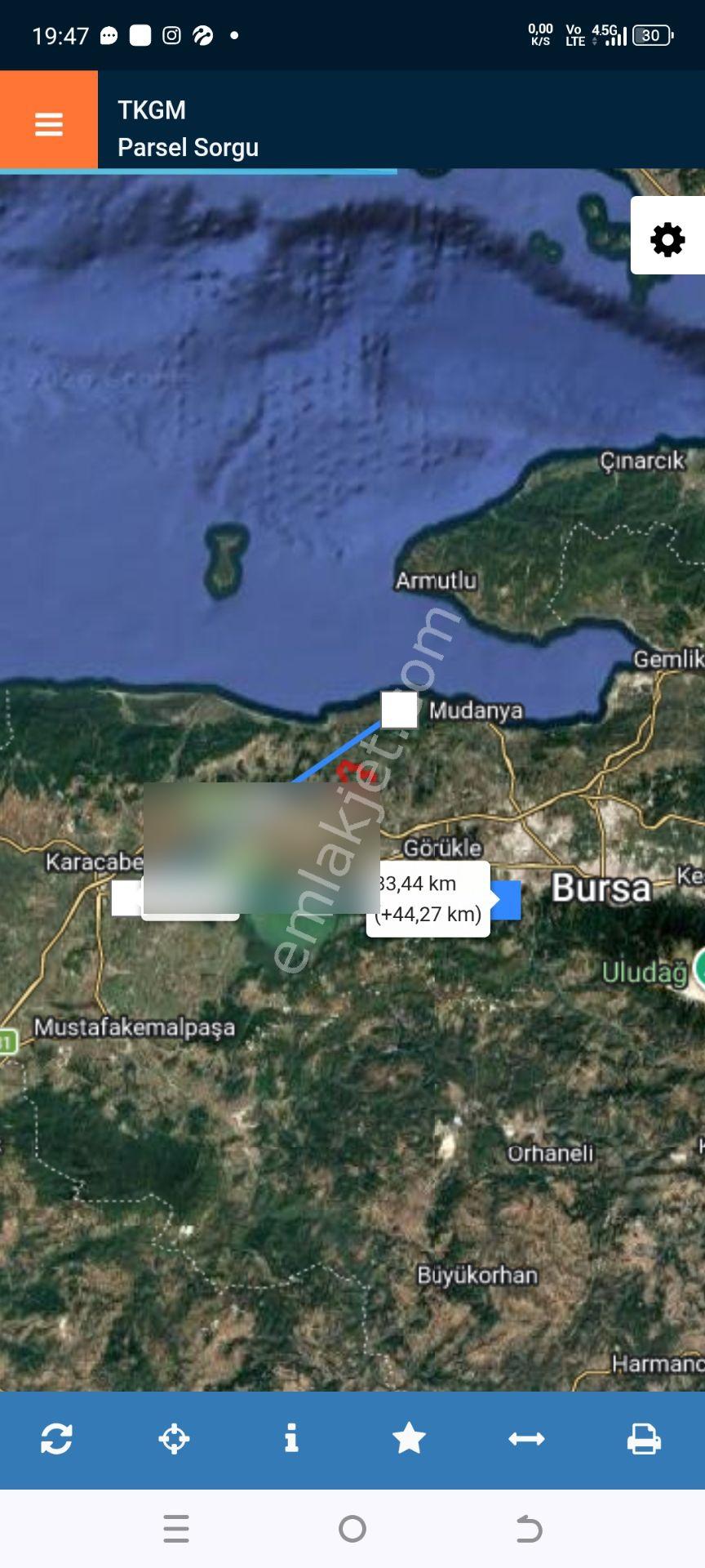 My Ekip Denbursanın Bati Yakası Mudanya Hançerlide Tam Yatırımlık Fırsat Arazi Kaçırmayın — fotoğraf 17