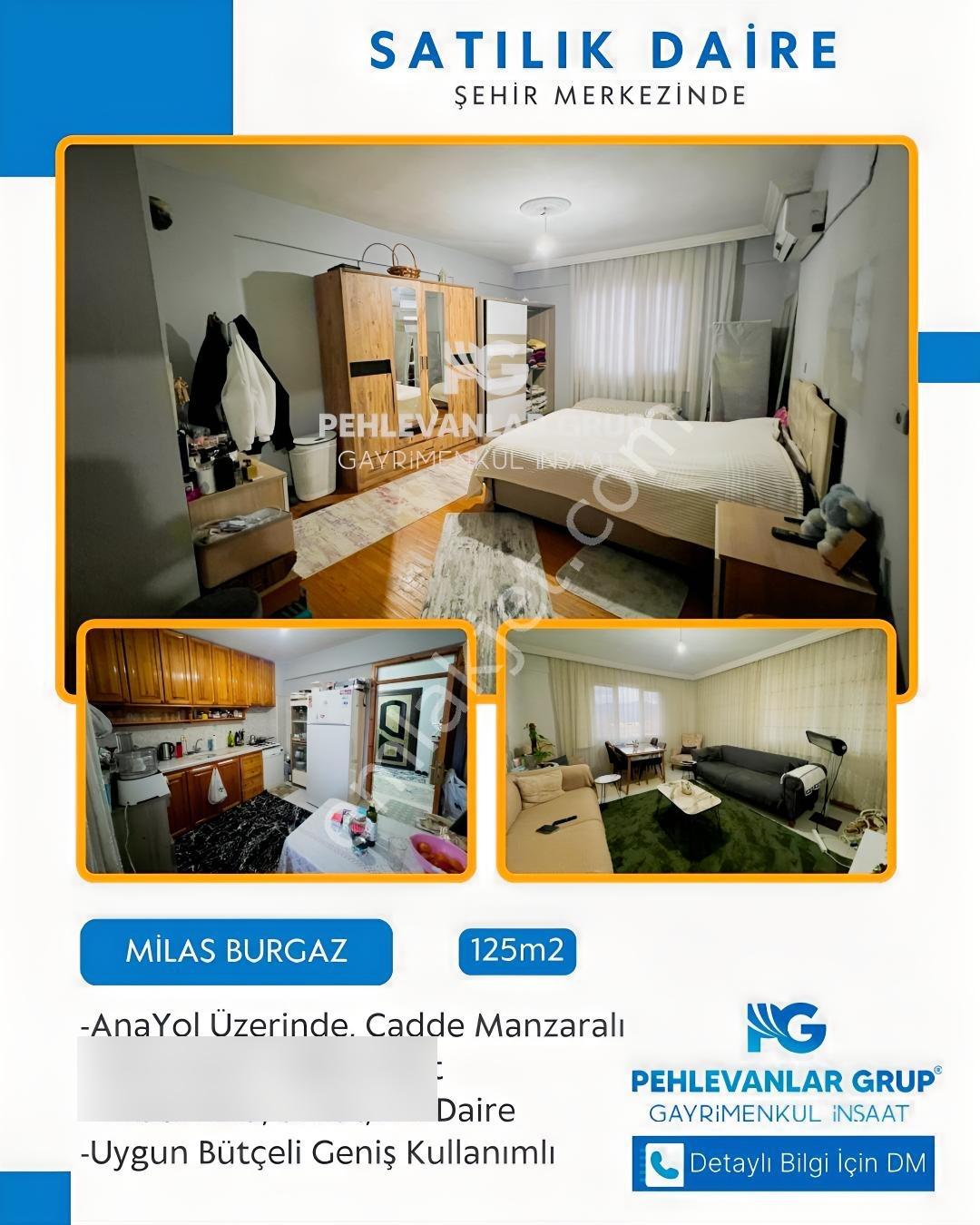 Muğla Milas Burgaz Mahallesi Satılık 2+1 Daire — fotoğraf 2