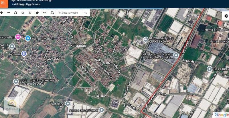 Kapaklı'da 4 Kat İmarlı Mahalle İçinde 290m2 Kelepir Arsa Acil.! — fotoğraf 8