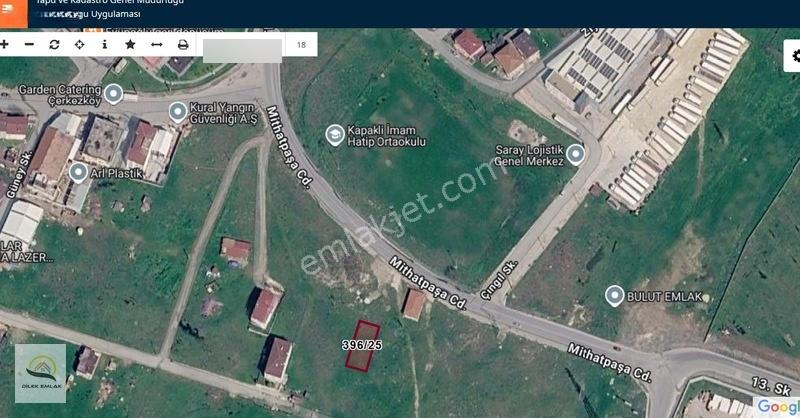 Kapaklı'da 4 Kat İmarlı Mahalle İçinde 290m2 Kelepir Arsa Acil.! — fotoğraf 10