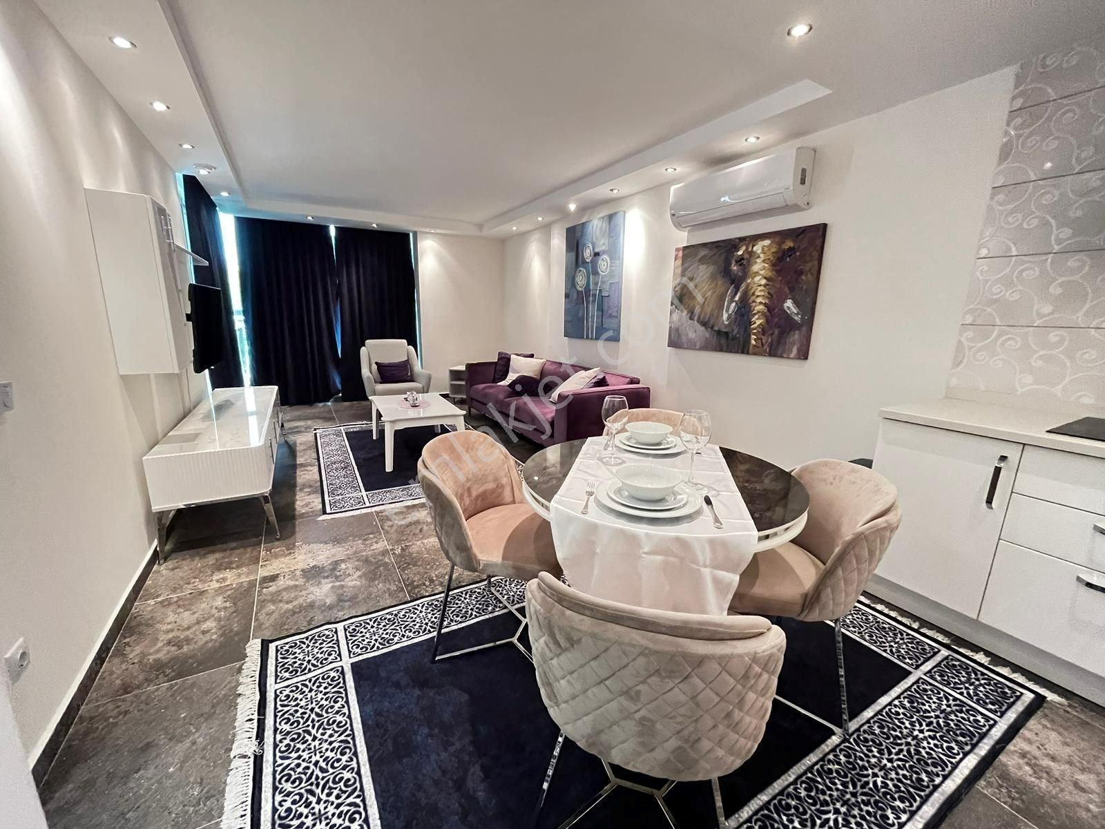 Alanya Cikcilli Ultra Lüks Eşyalı Full Kompleks 3+1 Satılık Daire — fotoğraf 4
