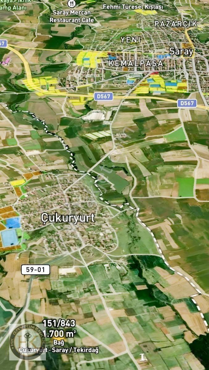 Tekirdağ Saray Çukuryurt Satılık Arsa — fotoğraf 4