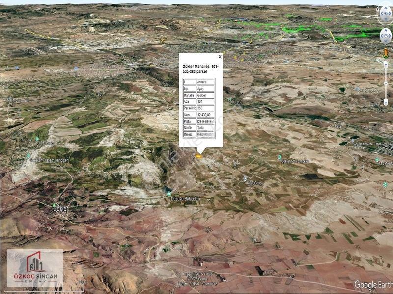 Özkoç'tan Ayaş Gökler'de Tek Tapu 12.430 M2 Satılık Arazi — fotoğraf 28