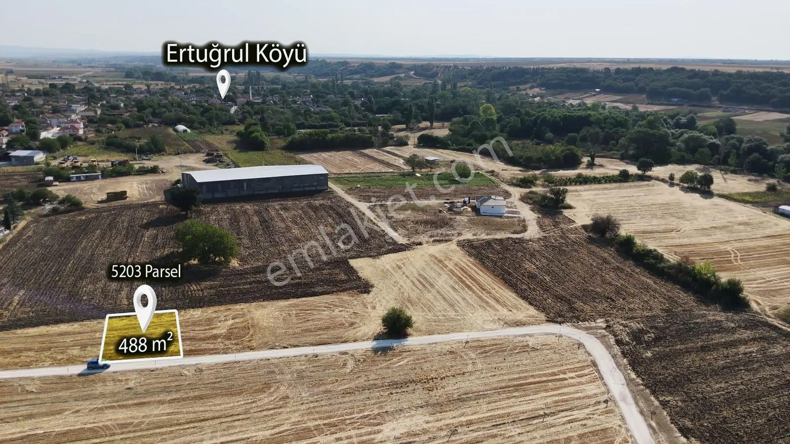 Ertuğrul Köyde Yeni İmara Açılan Bölgede 488m² Satılık Arsa — fotoğraf 4