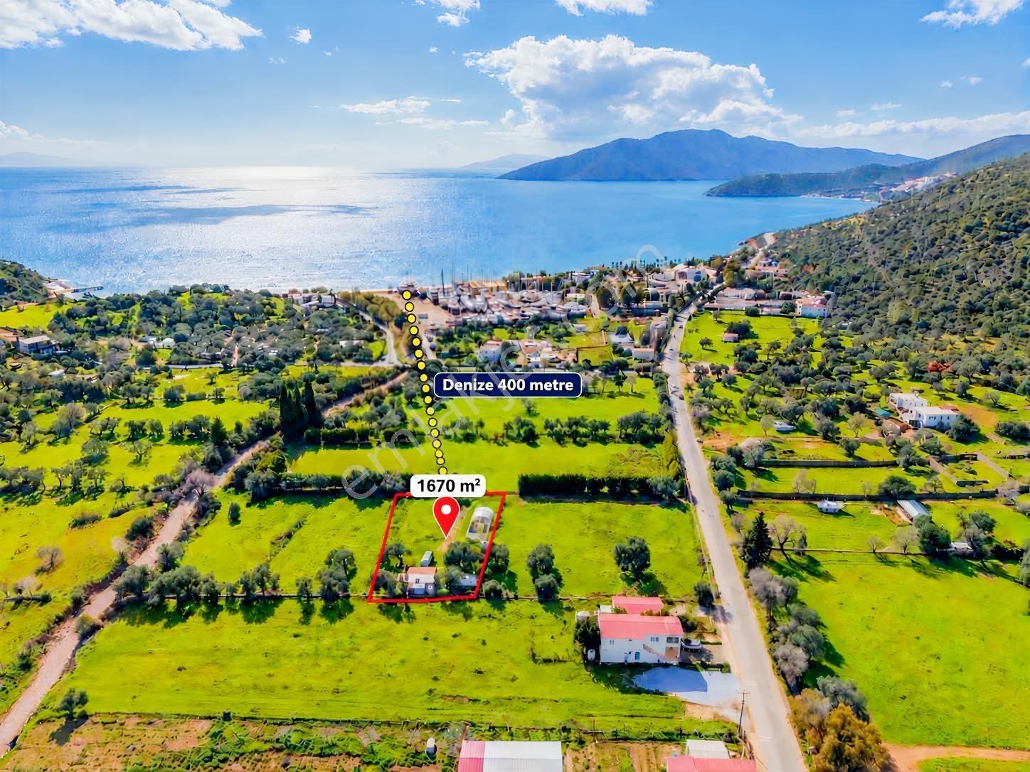 Yalıçiftlikte Denize 400 M | 1.670 M² , %40 Emsalli Arsa