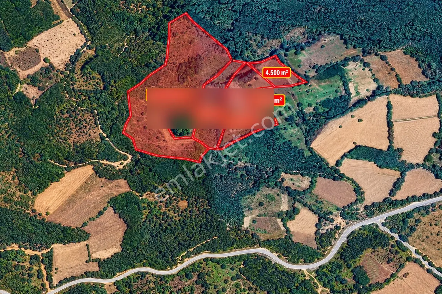 Çanakkale Yenice Taban Mahallesin'de Satılık 85.250 M² Tarla — fotoğraf 4