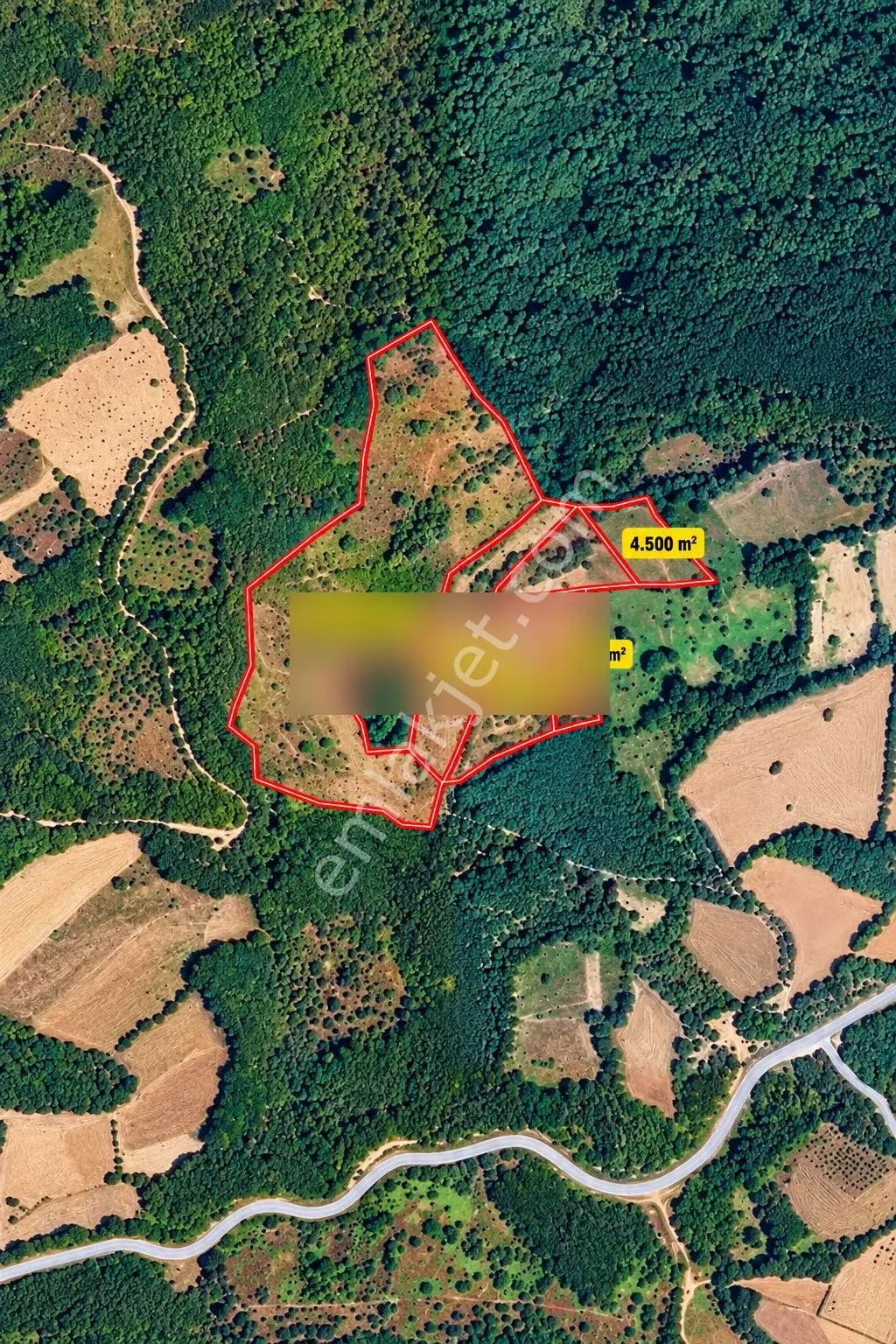 Çanakkale Yenice Taban Mahallesin'de Satılık 85.250 M² Tarla — fotoğraf 5