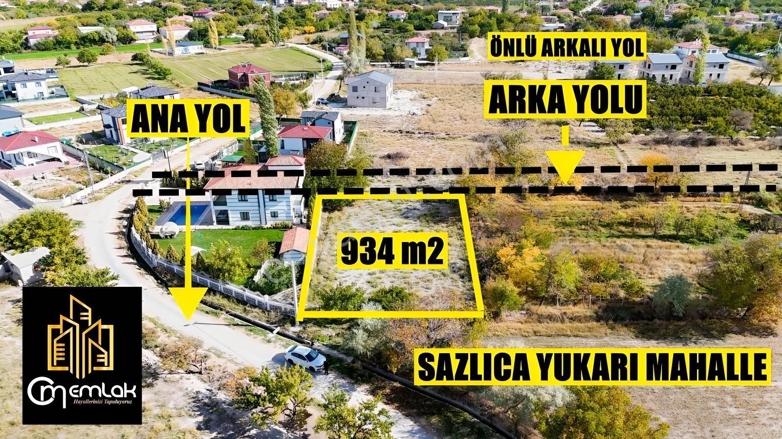 Sazlıca Yukarı Mahalle 934 M2 İmarlı Satılık Arsa, Cm Emlaktan