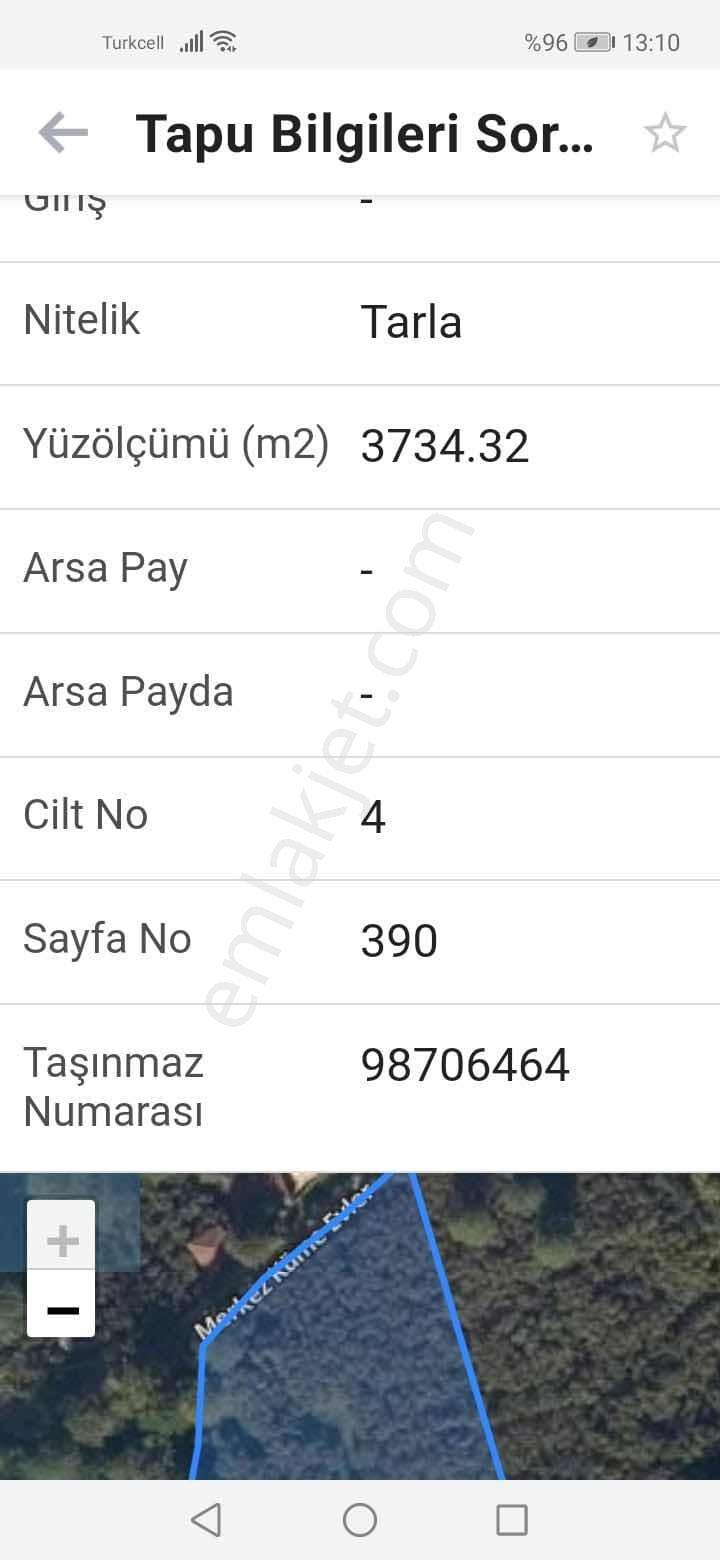 Düzce Cumayeri Yenitepe Köyü Köy İçi Satılık Tarla — fotoğraf 8