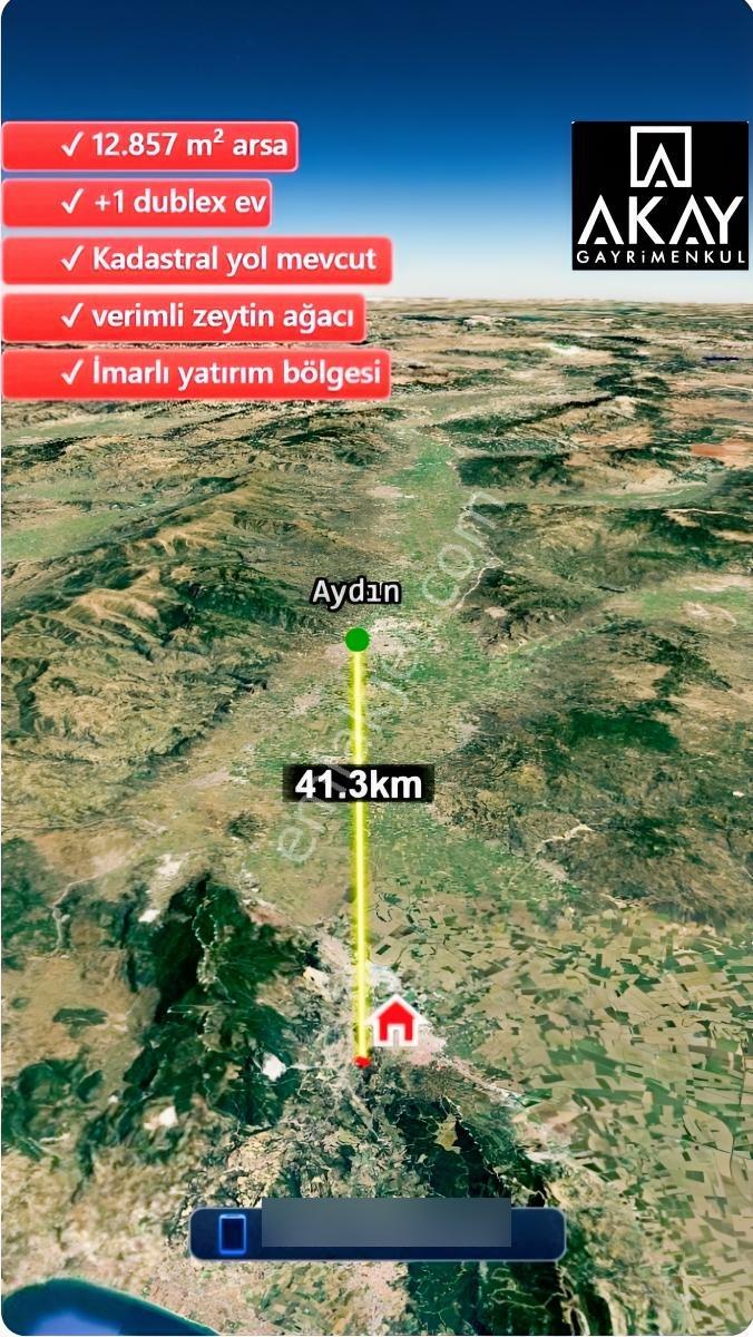 Söke Kemalpaşa Mahallesinde Satılık 12857 M² Zeytinlik Ve Ev — fotoğraf 3