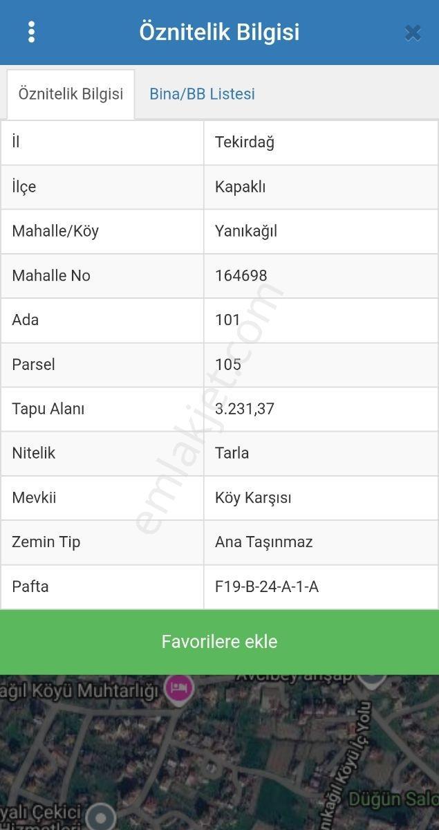 Kapaklı Yanıkağıl'da İmar İçinde 359 M² Meyve Ağaçlarıyla Dolu — fotoğraf 18