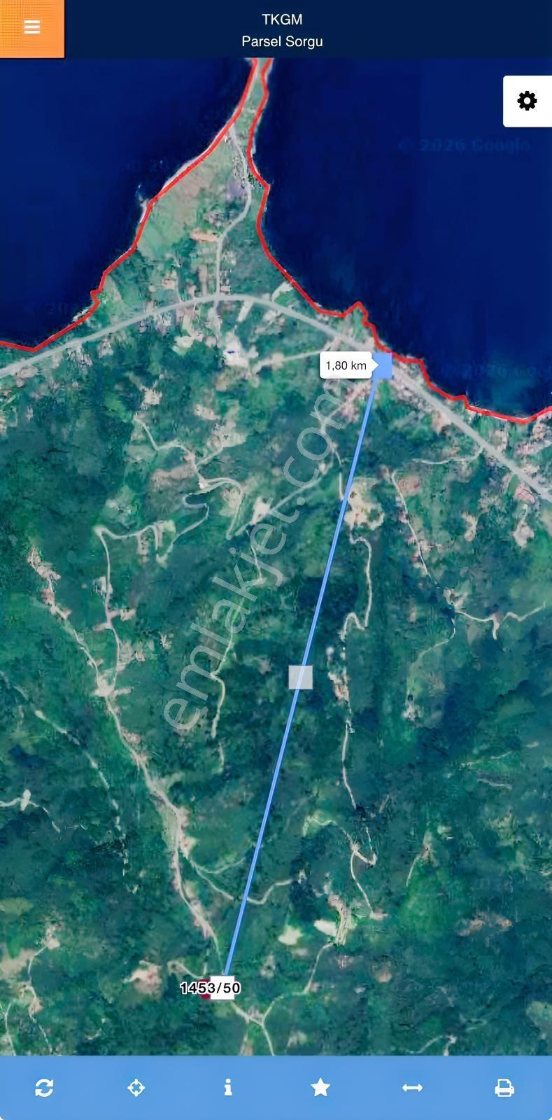 Ordu Perşembe Çaytepede 2.721 M² Satılık Arsa — fotoğraf 3