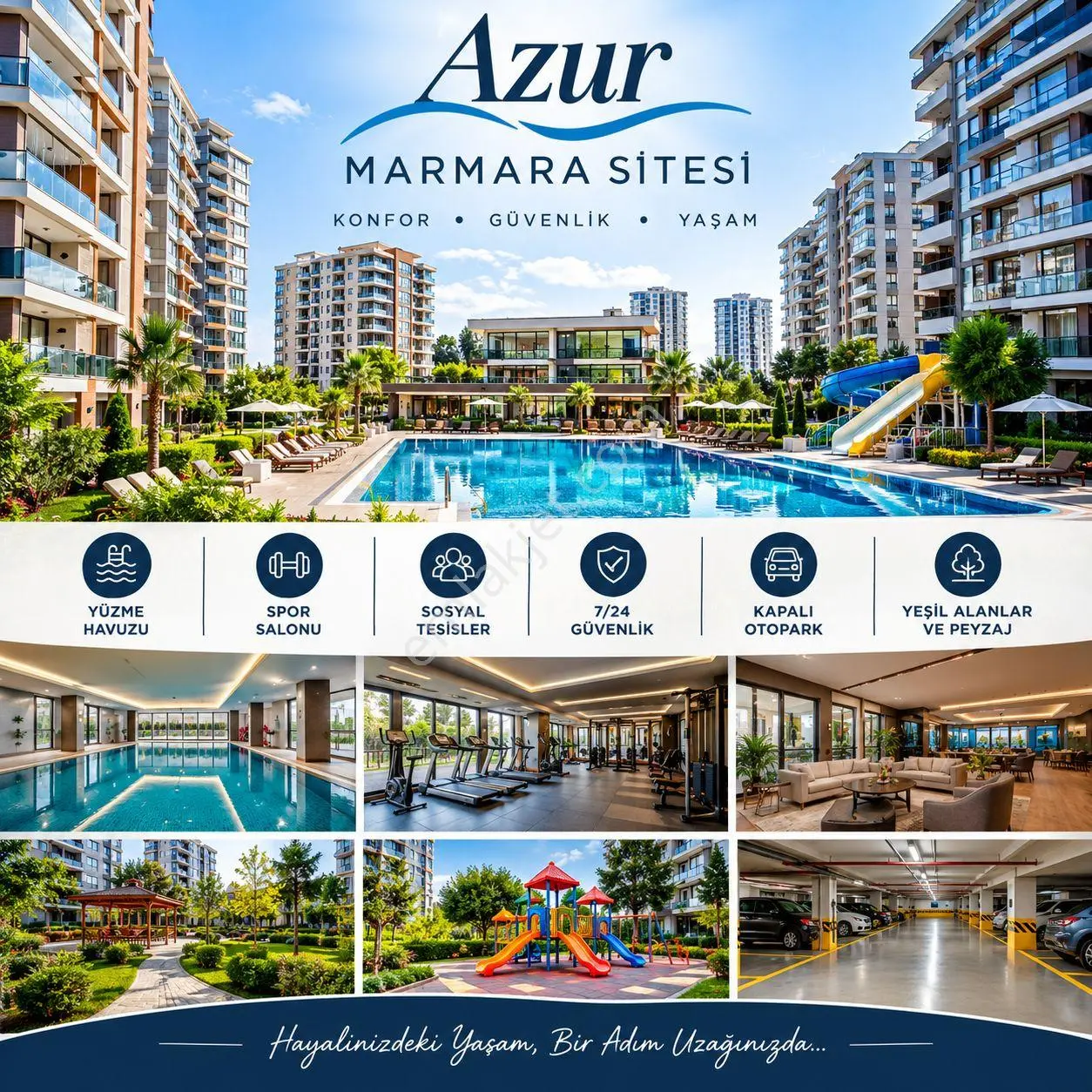 Satılık 4+1 Daire Azur Marmara