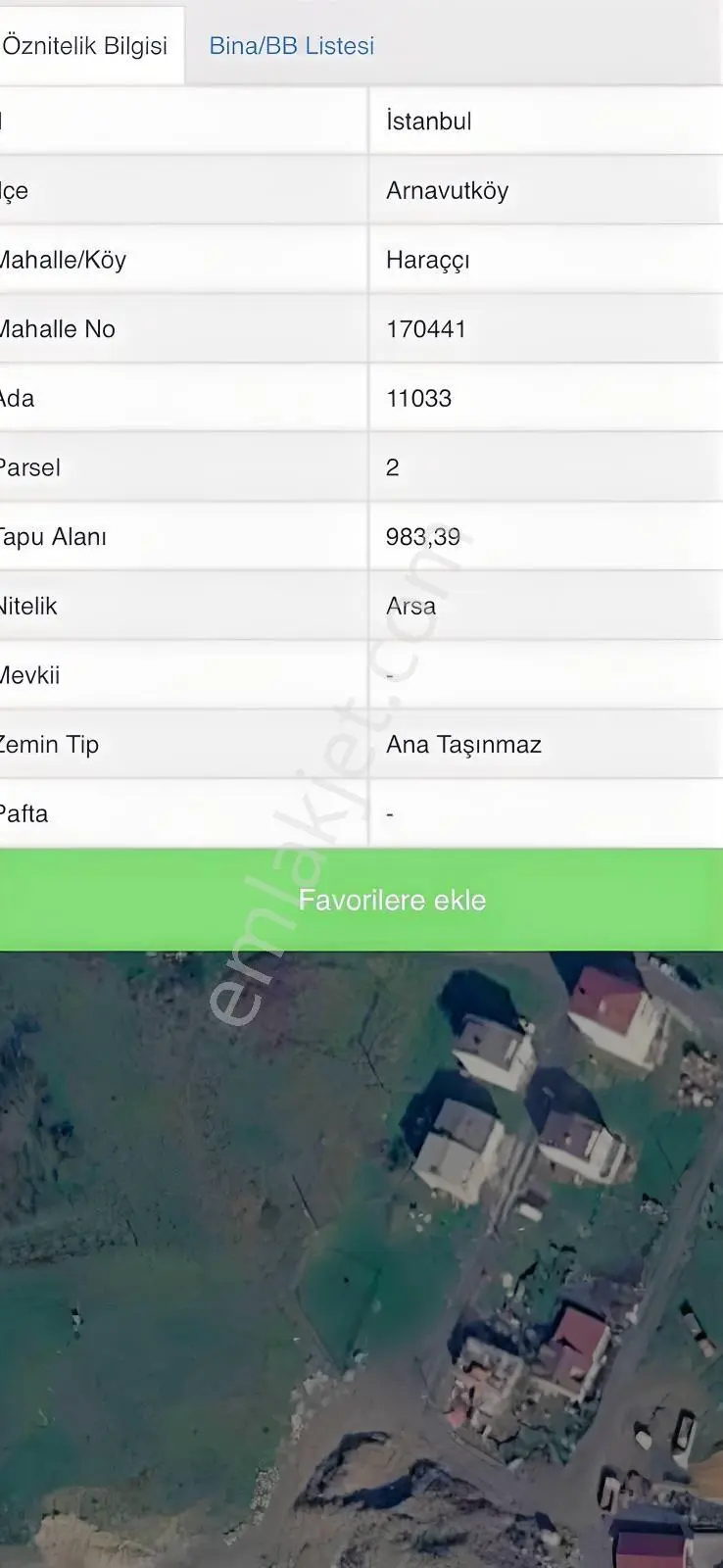 Arnavutköy Haraççıda 983 M² Müstakil Tapulu Konut İmarlı Arsa — fotoğraf 2