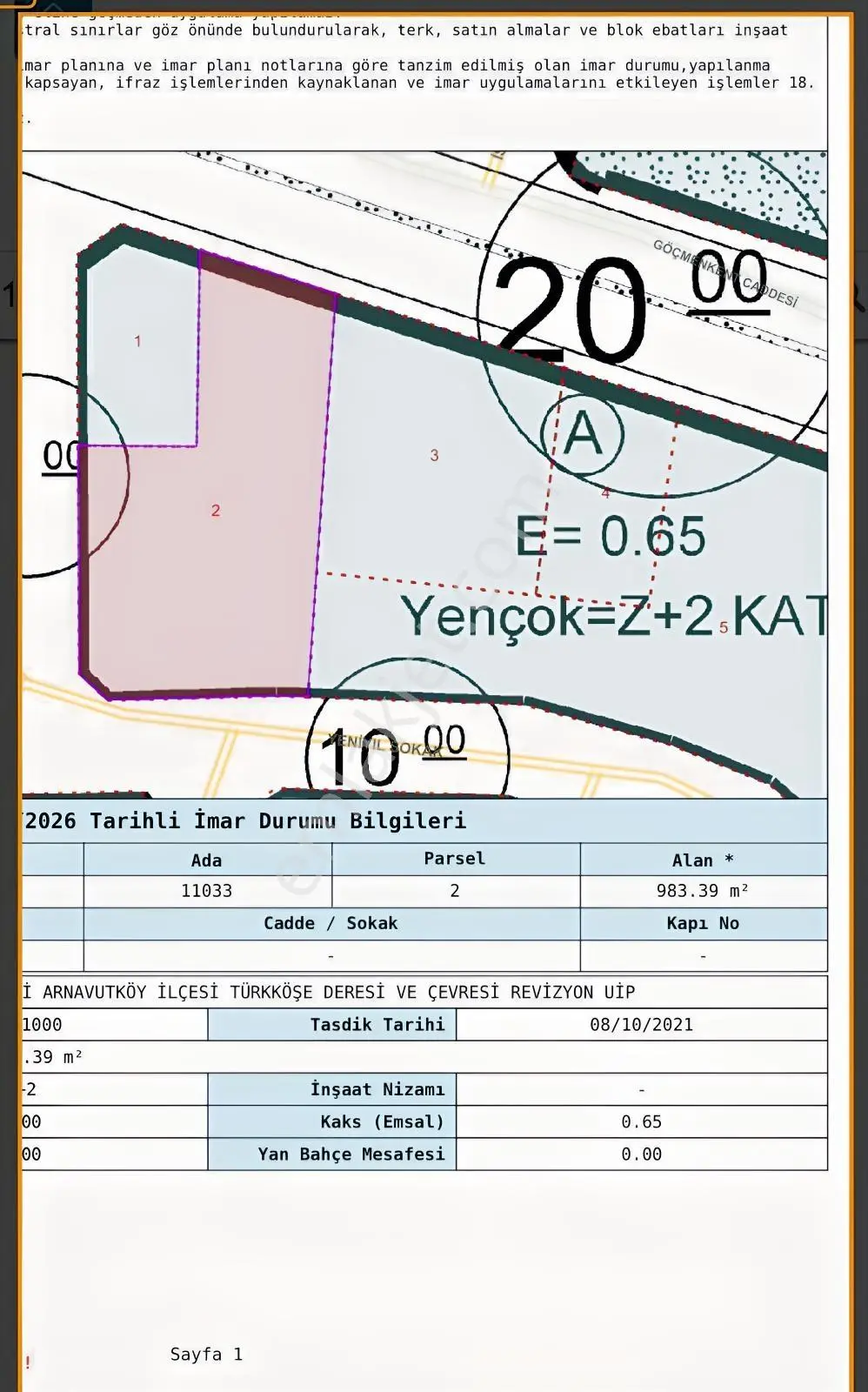 Arnavutköy Haraççıda 983 M² Müstakil Tapulu Konut İmarlı Arsa — fotoğraf 8