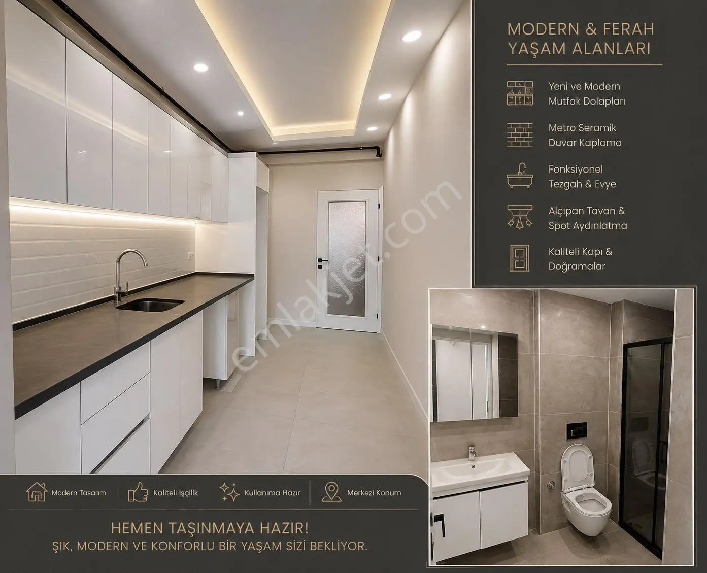 Bahçelievler Hürriyet Mah. Satılık 2+1 Ara Kat Sıfır Daire.vizyon — fotoğraf 5