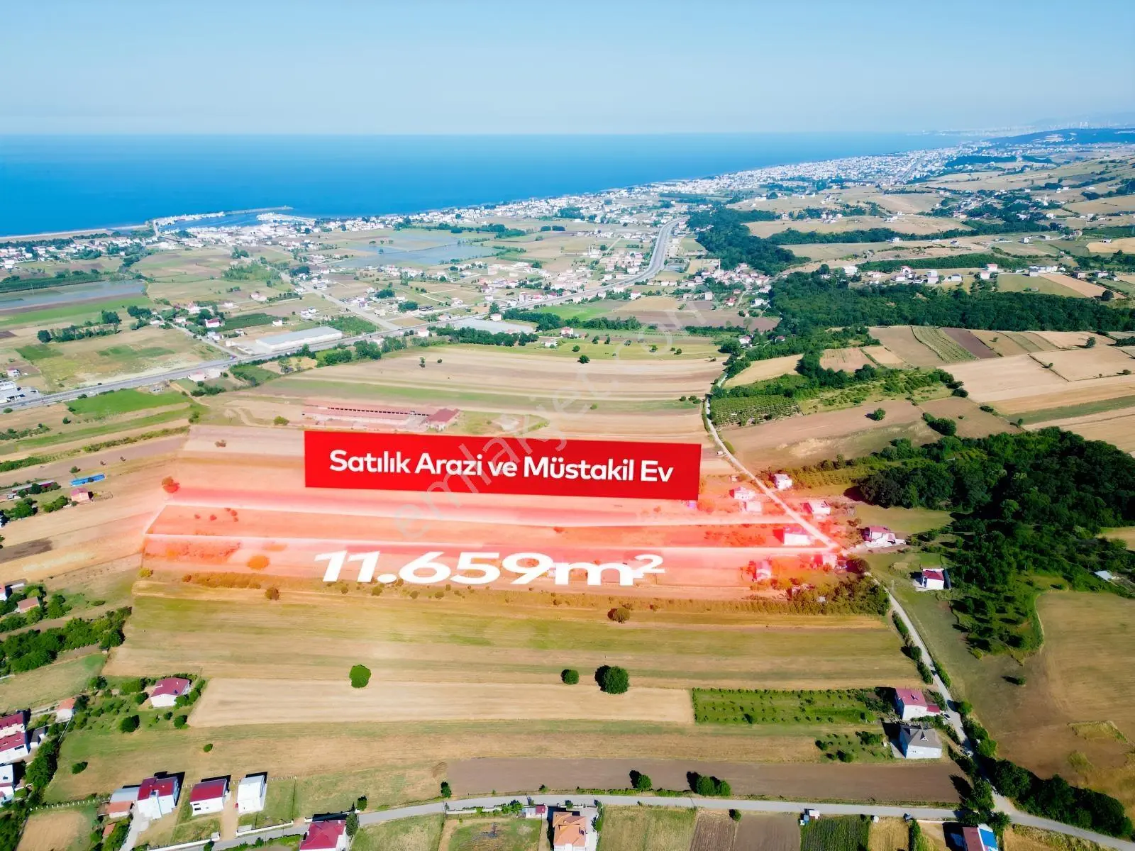 Deneyim'Den 19 Mayıs Kertme'De Satılık 11.659 M² Arazi + Yazlık
