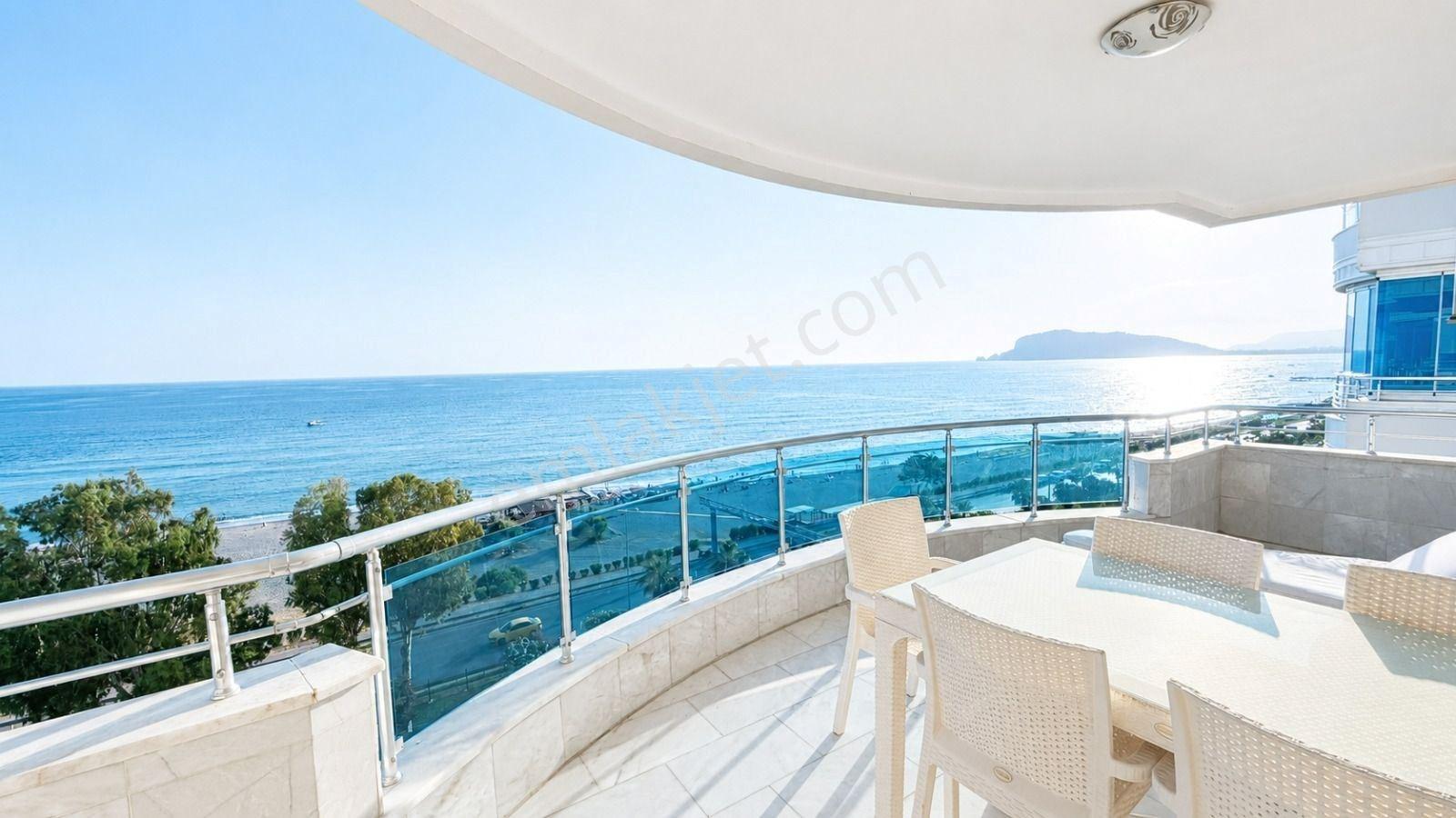 Alanya Tosmur'Da Denize Sıfır Full Deniz Manzaralı 3+1 Daire