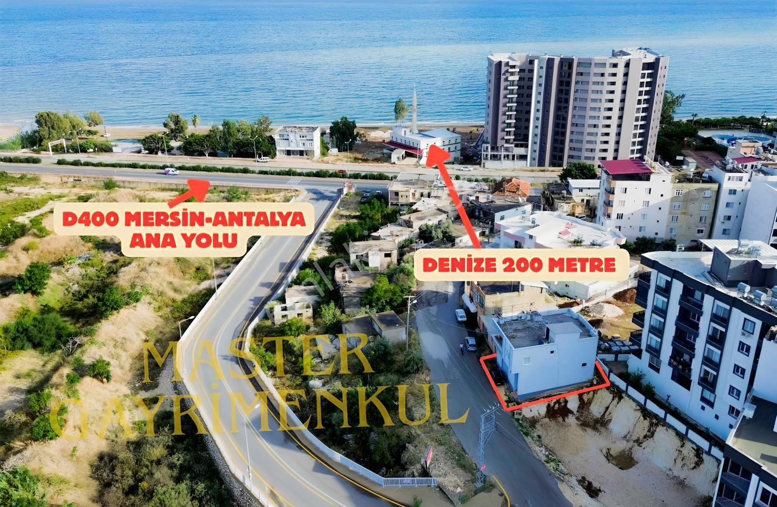 Lemas'Ta Denize 200Metre 2 Katlı Ev Ve Arsası !!