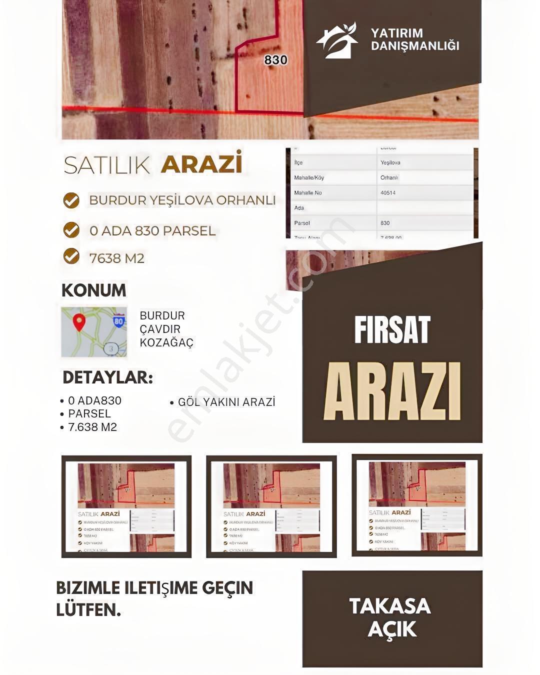 Göl Yakını 7.638M2 Yatırımlık Arazi