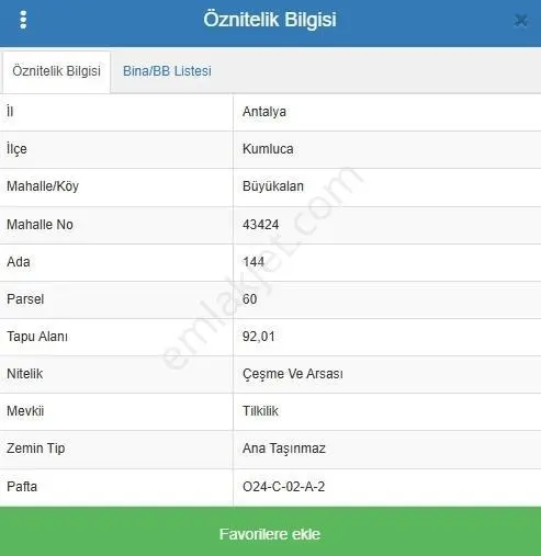 Büyükalan'da Fırsat 2052 Mt2 Yollu, Çeşmeli Arazi — fotoğraf 5