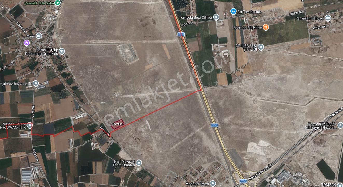 Mehmet Akkuş'tan Çomaklıda 13.921 M2 Sanayi İmarlı Arsa — fotoğraf 2