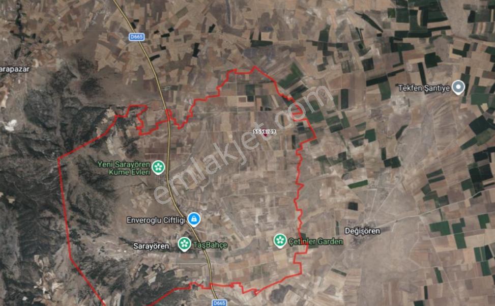 Rw Detay'dan Seyitgazi Sarayören Mh. 9,162 M2 Satılık Tarla — fotoğraf 3