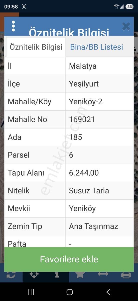 Yeşilyurt Tohma Mahallesinde Köy Bitişiği Satılık 6200 M² Arsa — fotoğraf 14