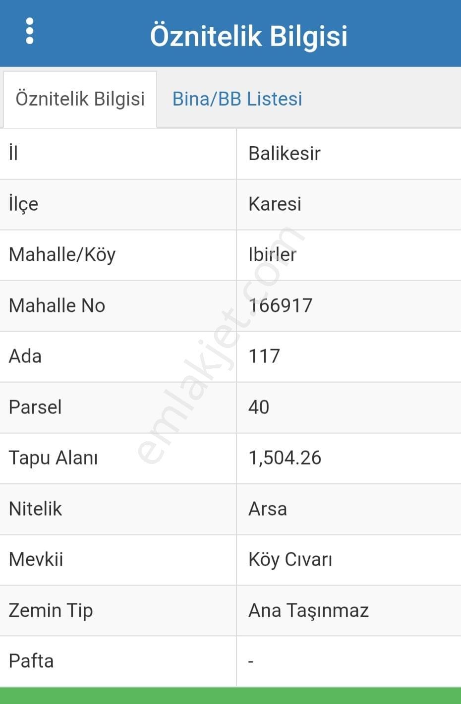 Balıkesir Karesi İbirler 1504 M2 Satılık Arsa — fotoğraf 6