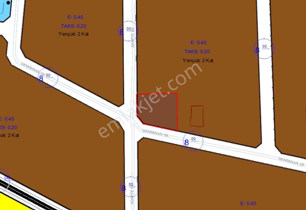 Karatay Saraçoğlunda Köşe Konumda 530 M² Müstakil İmarlı Arsa — fotoğraf 3