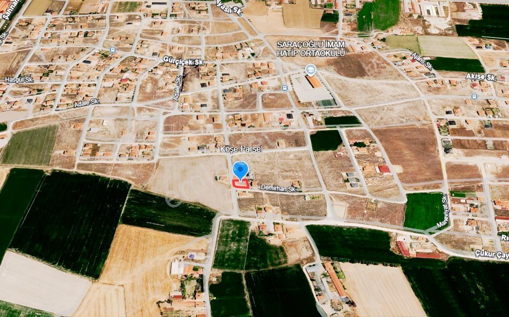 Karatay Saraçoğlunda Köşe Konumda 530 M² Müstakil İmarlı Arsa — fotoğraf 8