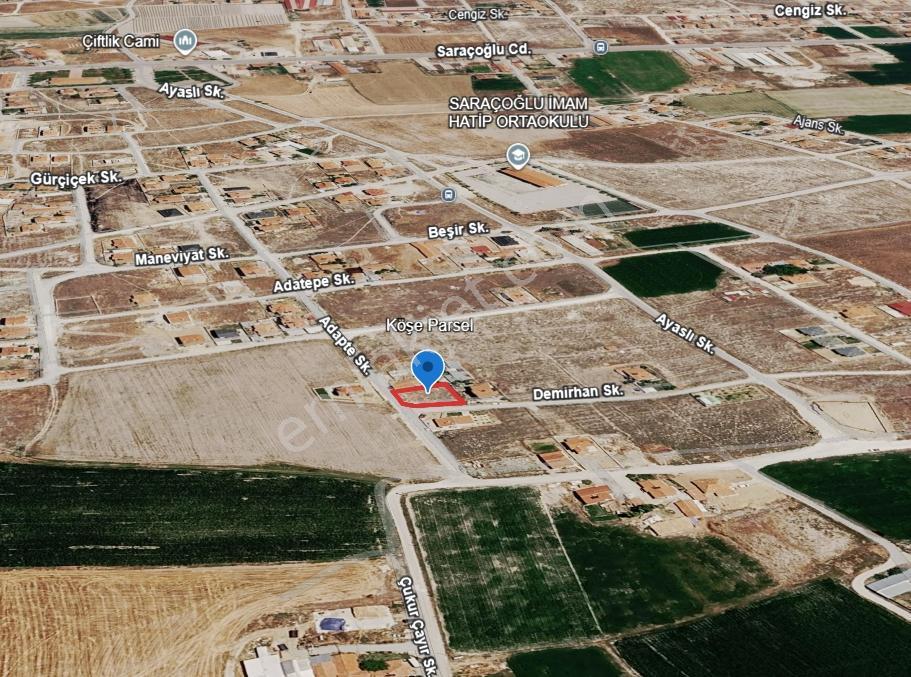 Karatay Saraçoğlunda Köşe Konumda 530 M² Müstakil İmarlı Arsa — fotoğraf 9