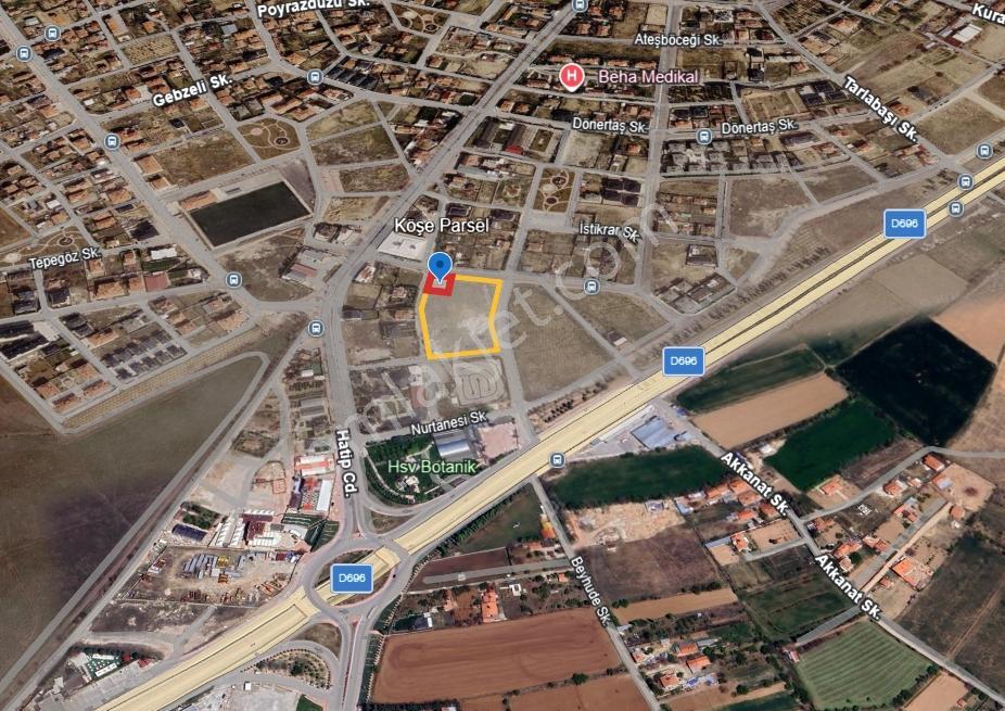 Karahüyükte Çevre Yoluna 300 Metre 636 M² Villalık Köşe Parsel — fotoğraf 3