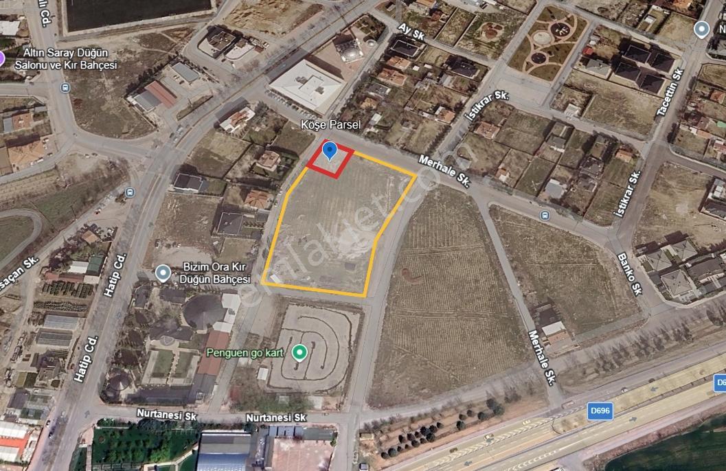Karahüyükte Çevre Yoluna 300 Metre 636 M² Villalık Köşe Parsel — fotoğraf 5