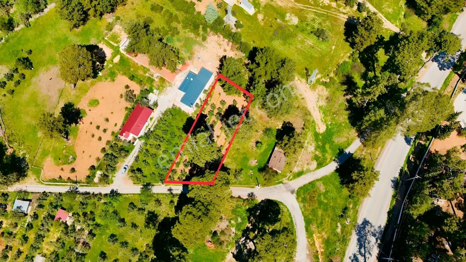 Fethiyenin Değerlenen Köyü İncirköyde 1124m2 Satılık Arsa — fotoğraf 9