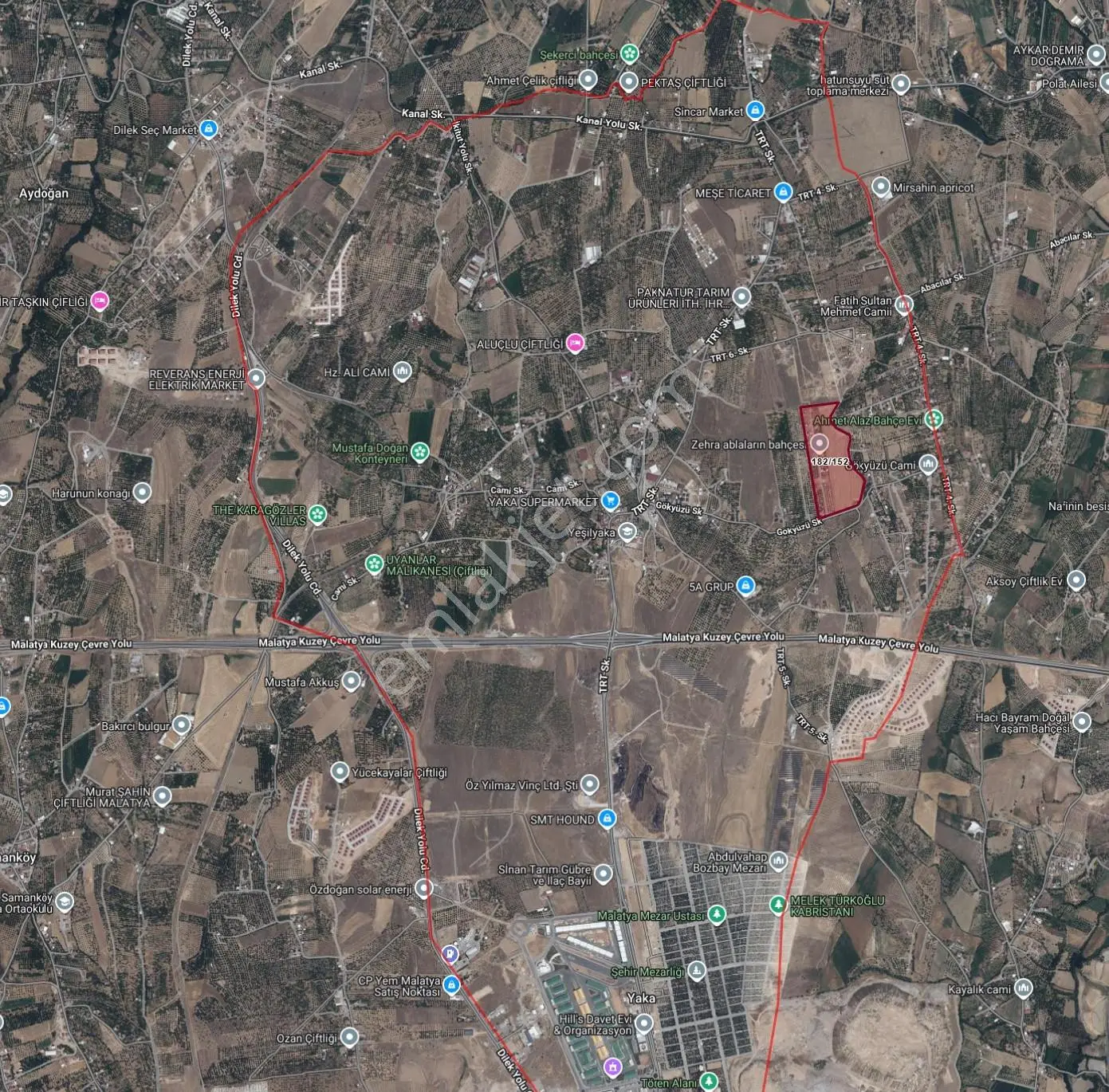 Canbay Yapı'dan Yaka Mah. Satılık 2 Dönüm Arsa — fotoğraf 2