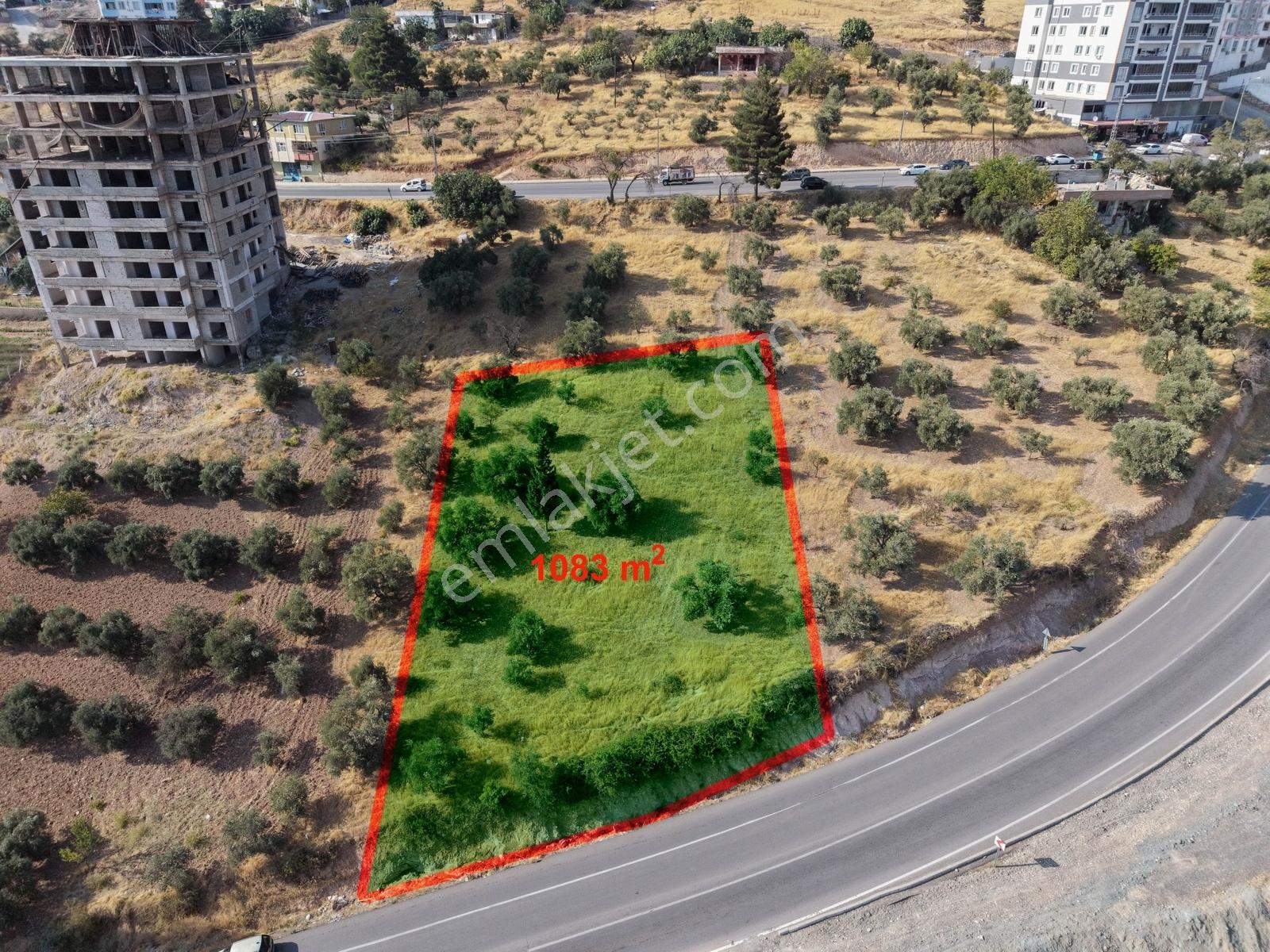 Yeni Rota'dan Dulkadiroğlu Bel. Üst Kısımı 1083 M2 Satılık Arsa — fotoğraf 2