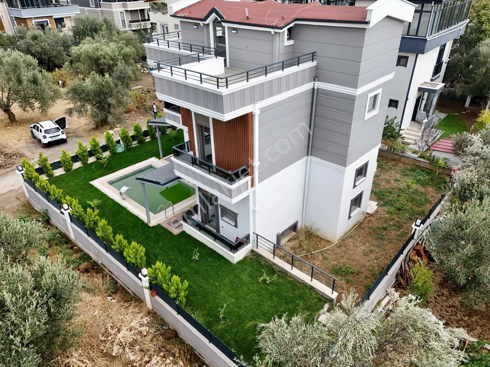 Aras Emlaktan Gürede Havuzlu Tam Müstakil 6+1 Villa — fotoğraf 7