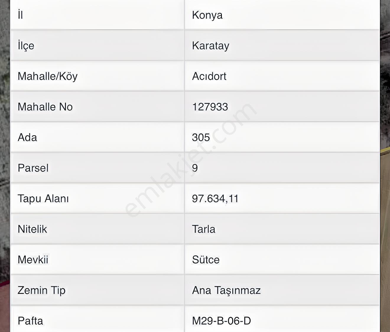 Yks 'Den Acıdortta 195.268 M2 Tarla Yatırım Fırsatı