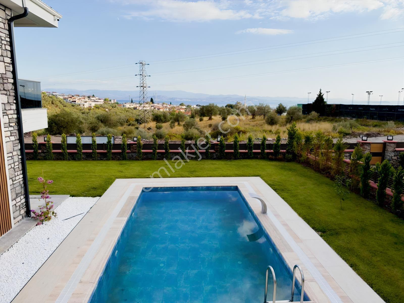 Avcı'dan 700m2 Arsa 260m2 Net Bahçeden Deniz Manz Yatay Villa — fotoğraf 4