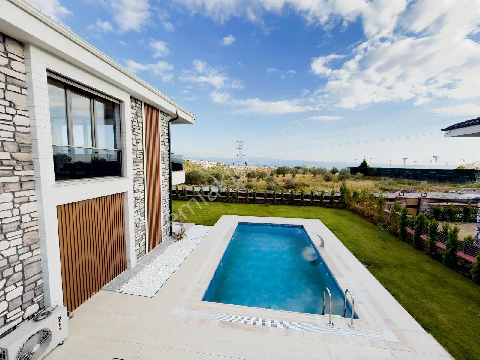 Avcı'dan 700m2 Arsa 260m2 Net Bahçeden Deniz Manz Yatay Villa — fotoğraf 11