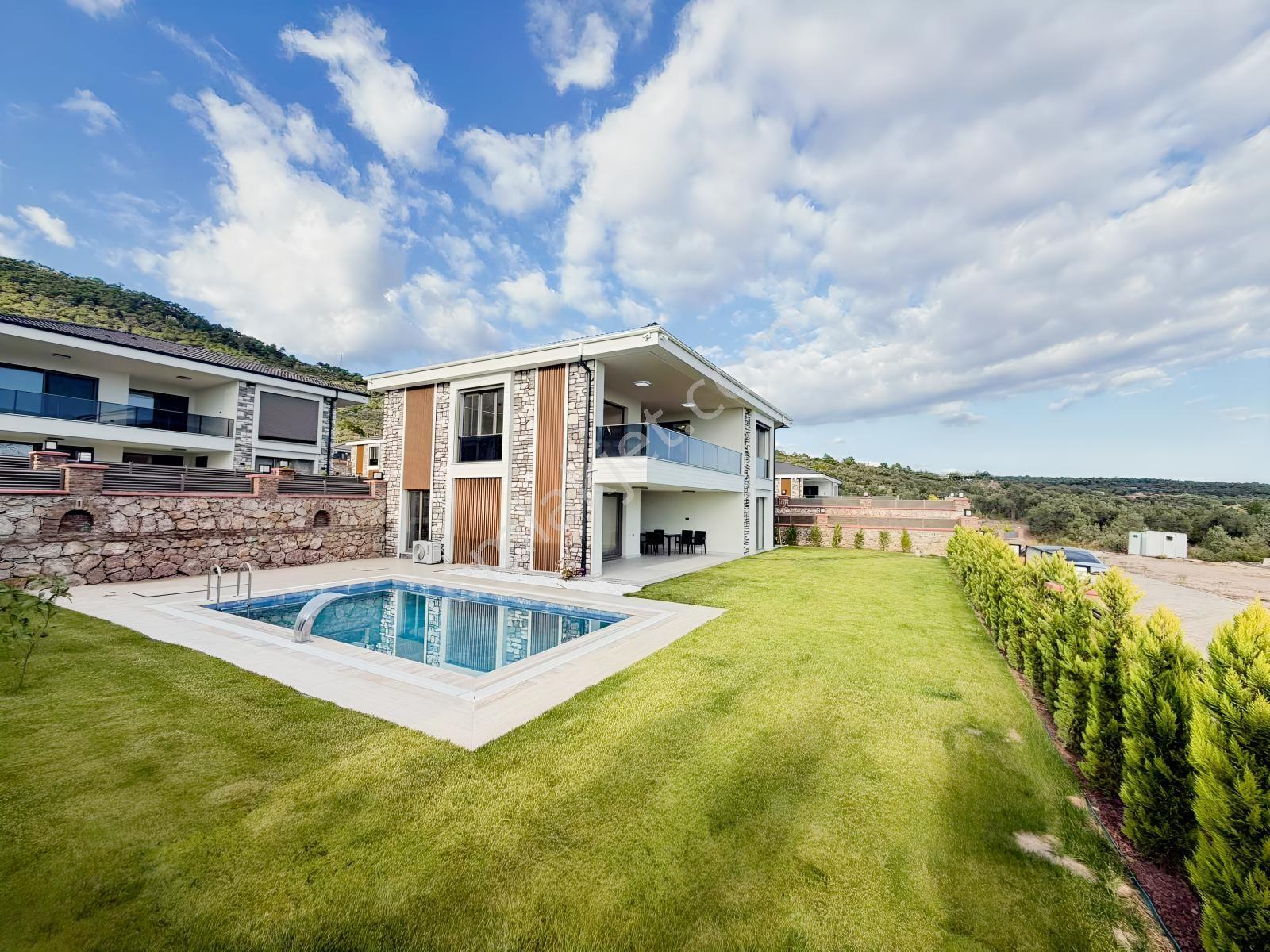 Avcı'dan 700m2 Arsa 260m2 Net Bahçeden Deniz Manz Yatay Villa — fotoğraf 15
