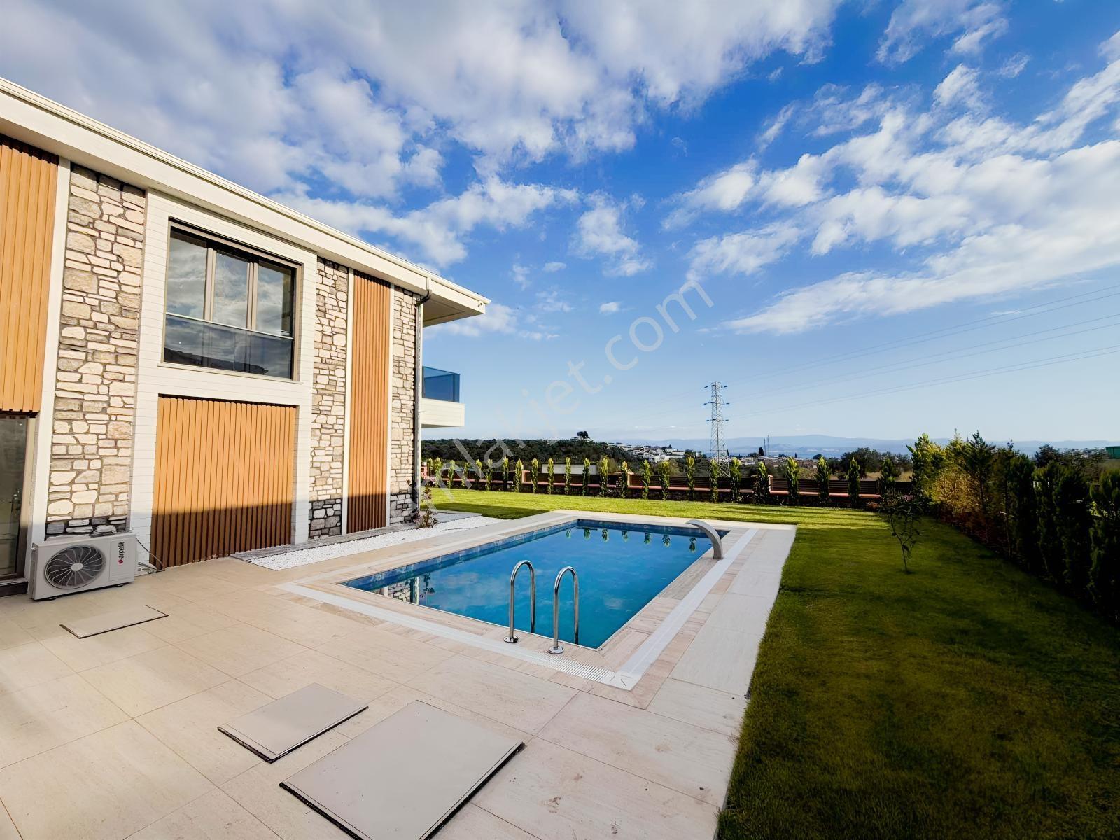Avcı'dan 700m2 Arsa 260m2 Net Bahçeden Deniz Manz Yatay Villa — fotoğraf 21