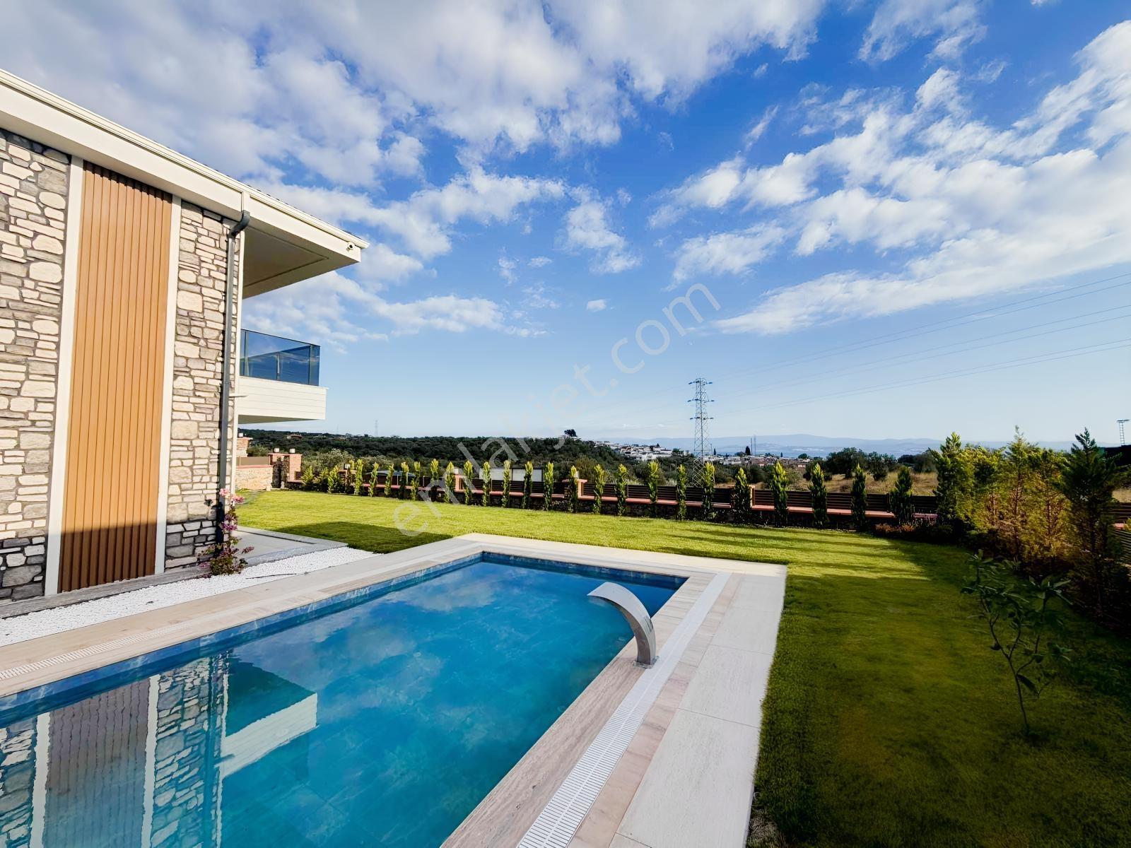 Avcı'dan 700m2 Arsa 260m2 Net Bahçeden Deniz Manz Yatay Villa — fotoğraf 25
