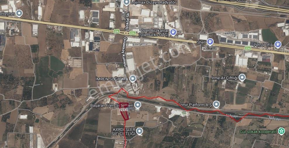 Kemalpaşa Çevre Yluna 800 Metre Mesafede 15 Dönüm Arazi
