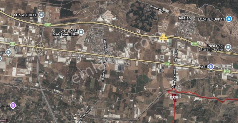 Kemalpaşa Çevre Yluna 800 Metre Mesafede 15 Dönüm Arazi — fotoğraf 2