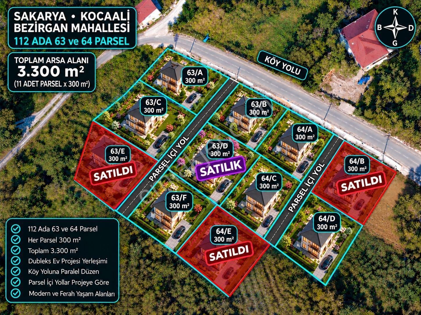 Sakarya Kocaali 300m2 Arsa İçinde 2 Katlı Ev Projeli Masrafsız — fotoğraf 18