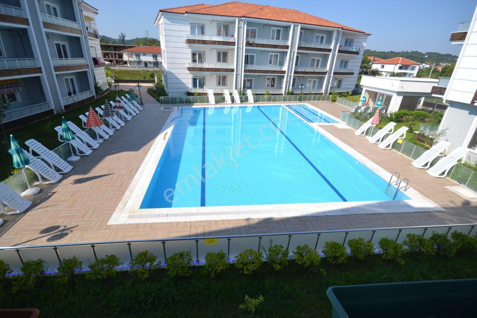 *Yaz-Kış Yaşama Uygun! Havuz Cephe Bahçe Katı*1+1 Fırsat Daire!!